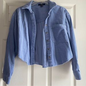 Cropped corduroy jacket